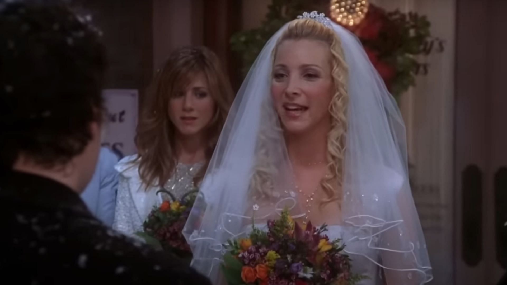 Phoebe's wedding features music by Elvis Presley (Image via YouTube/Friends)